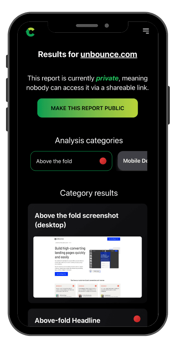 App screenshot